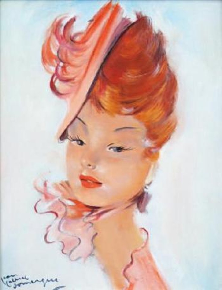 Portrait de Doudou by Jean Gabriel Domergue
