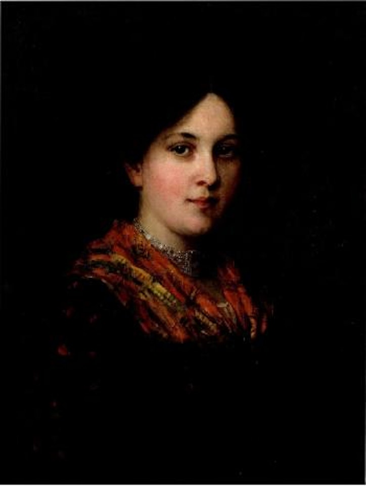 Mädchenporträt by Franz von Defregger