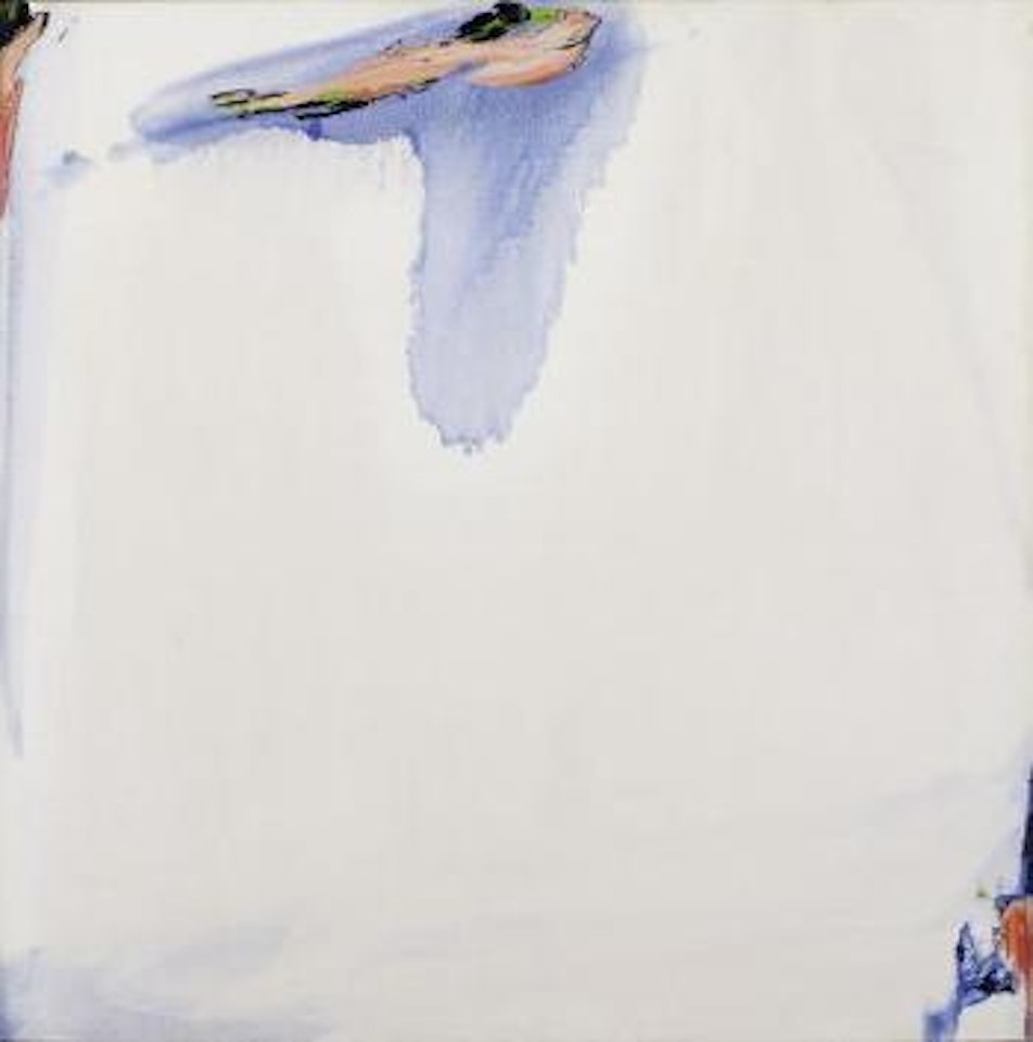 Taches roses sur taches coulées - Touraine bleu de Loire by Olivier Debre