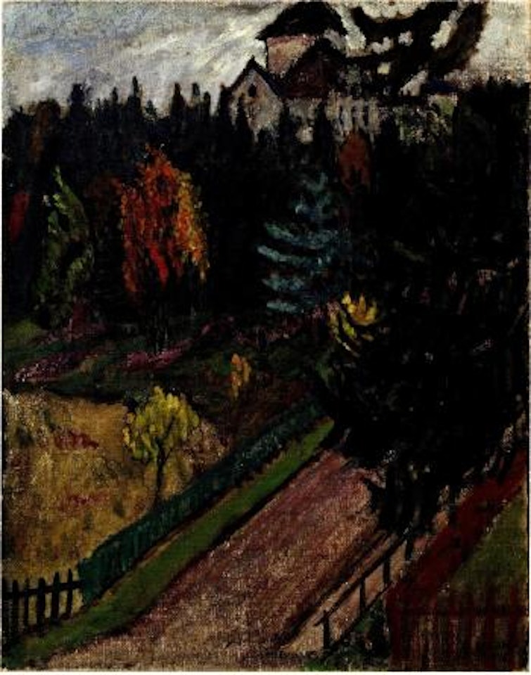 Naturstudie aus Dänemark by Gabriele Münter