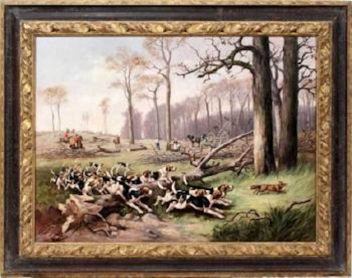 Hunt scene by Olivier de Penne