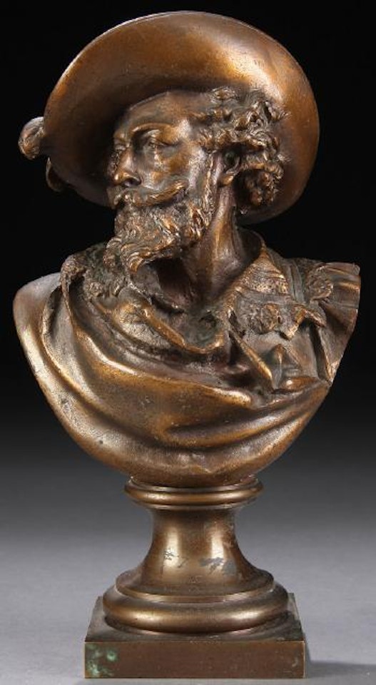 Bust of Sir Peter Paul Rubens by Albert-Ernest Carrier-Belleuse