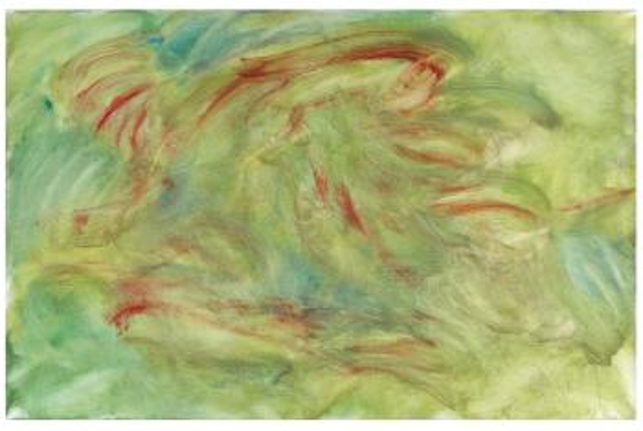 Composition, janvier by Jean Messagier