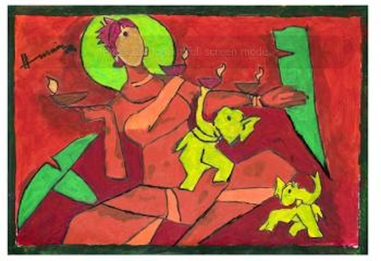 Sans titre by M.F. Husain