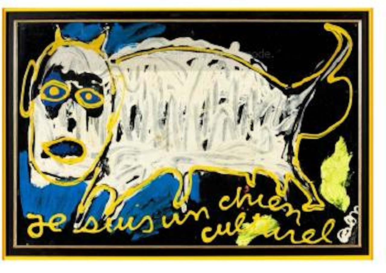 Je suis un chien culturel by Ben Vautier