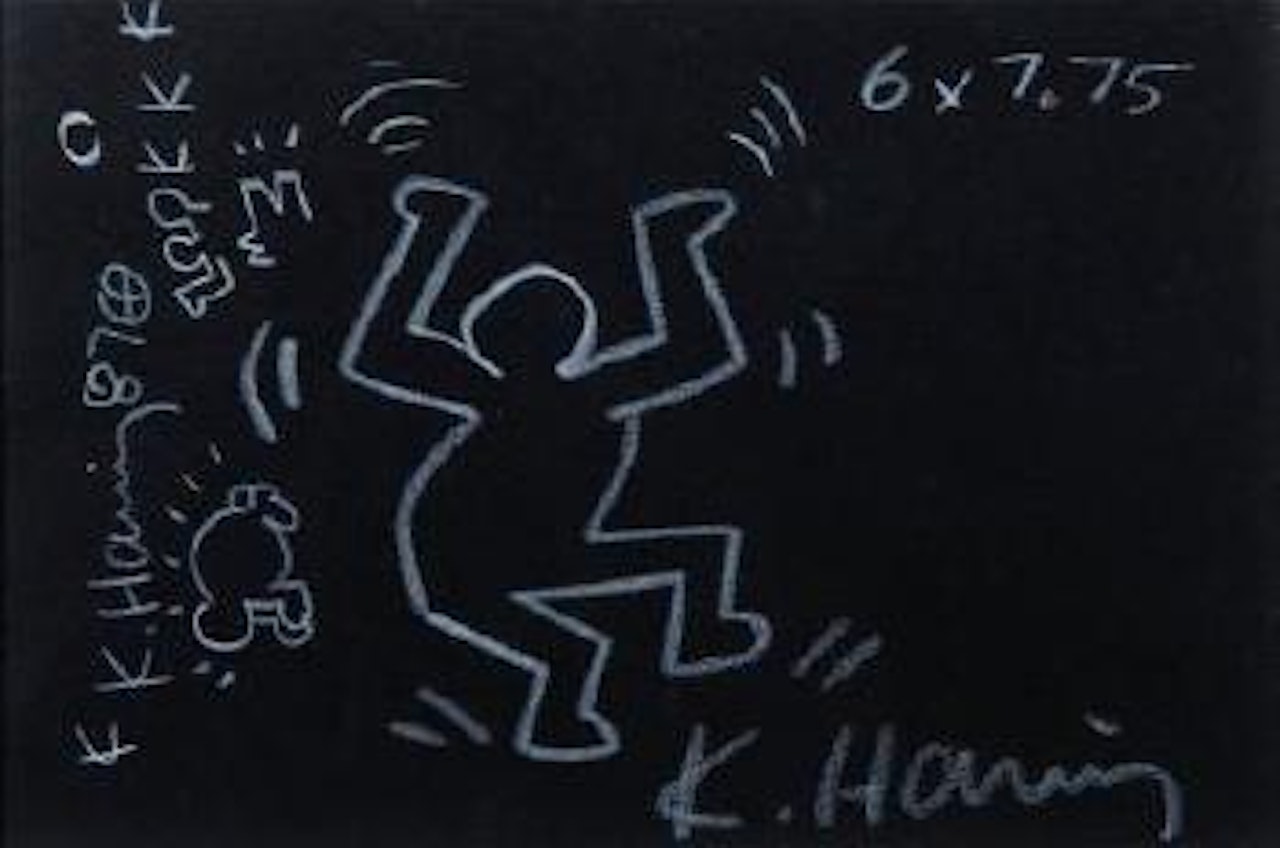 Subway drawing by Keith Haring