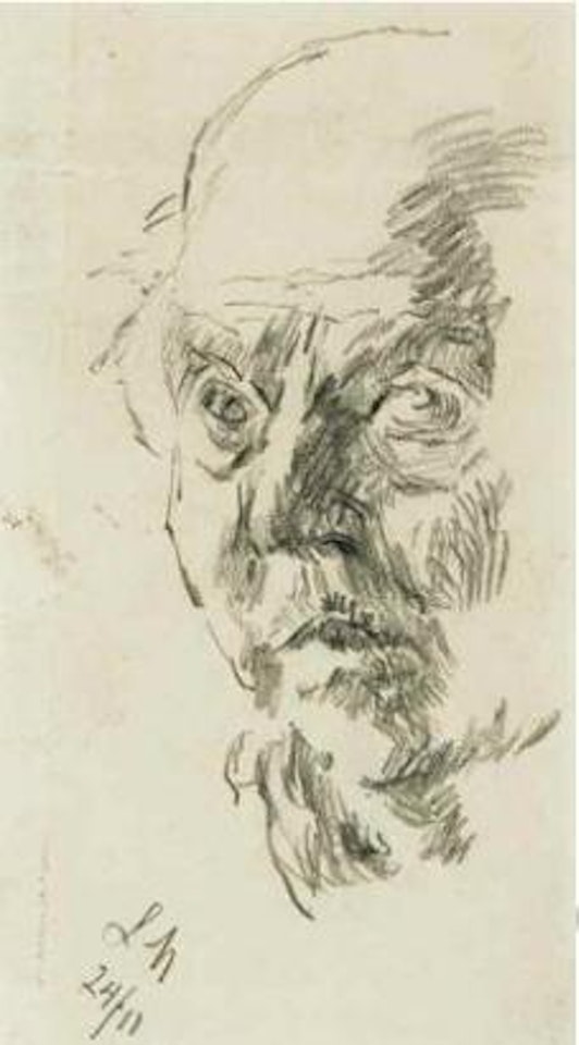 Selbstporträt by Ludwig Meidner