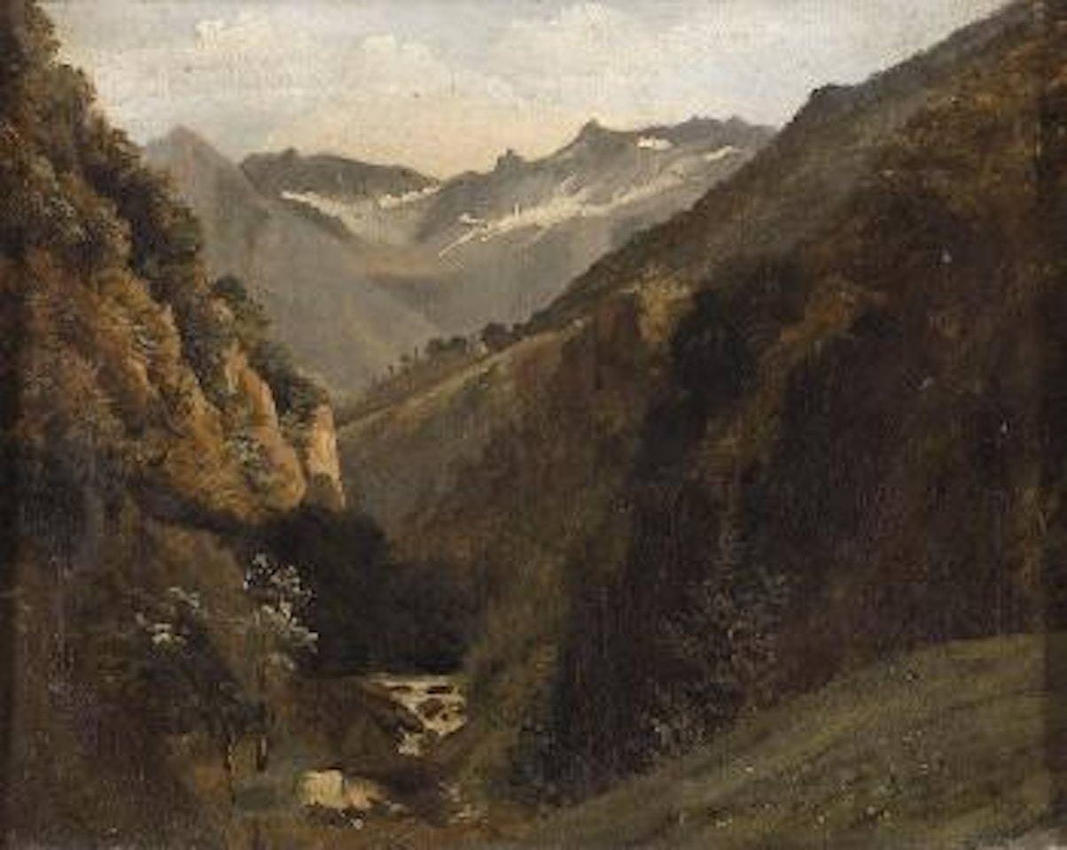 Vallée de Montagne by Alexandre Calame