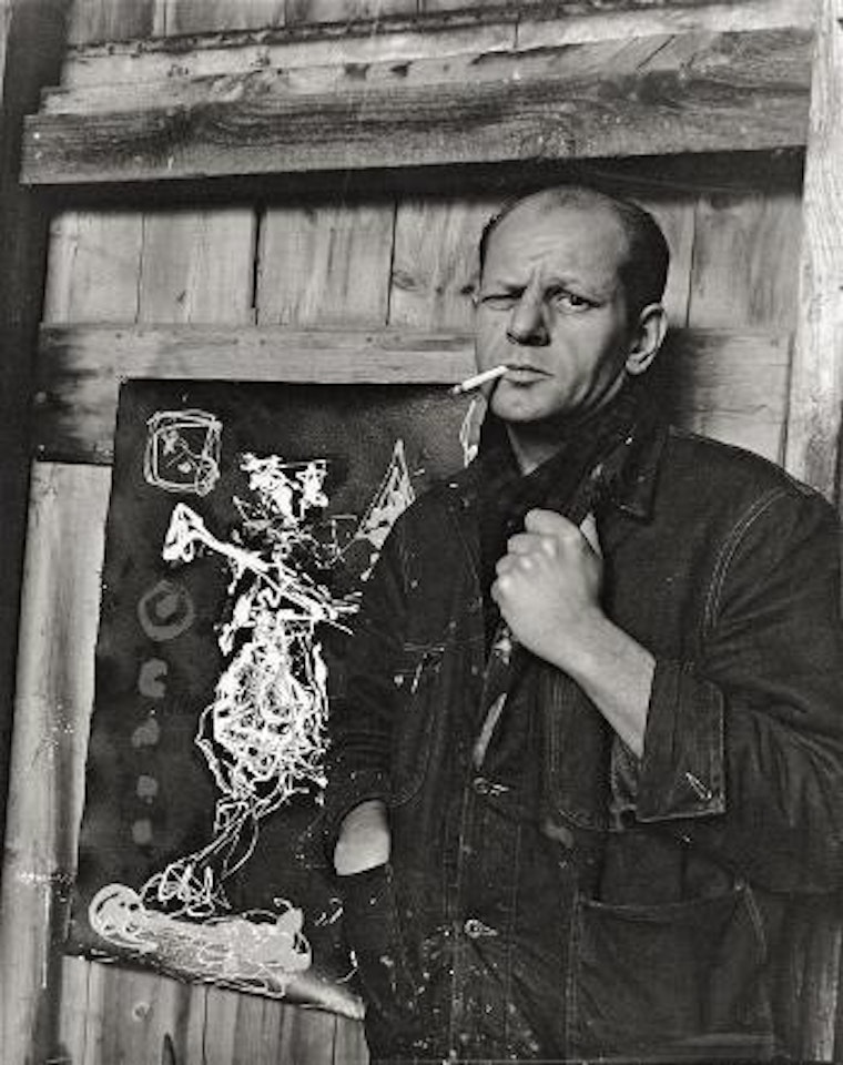 Jackson Pollock, Springs, Long Island, New York by Arnold Newman
