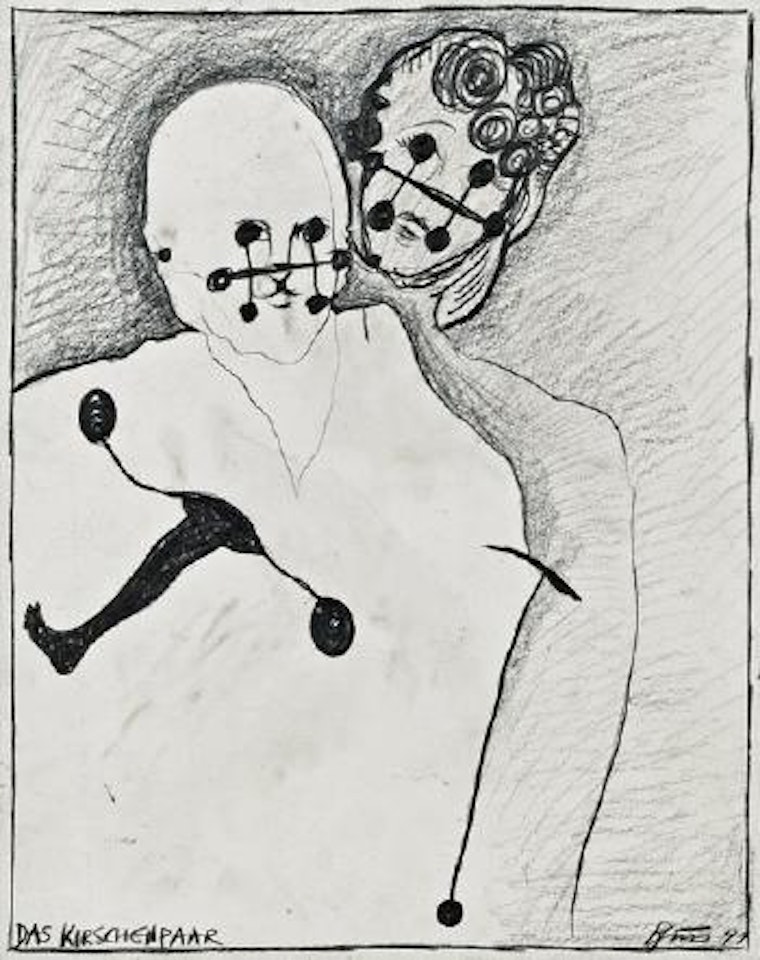 Das Kirschenpaar by Gunter Brus