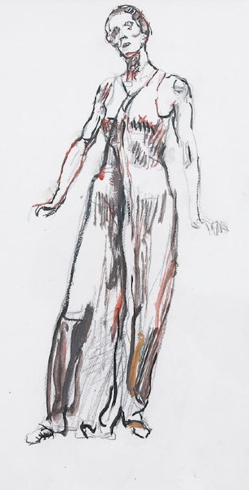 Studie zu 'Blick in die Unendlichkeit' by Ferdinand Hodler