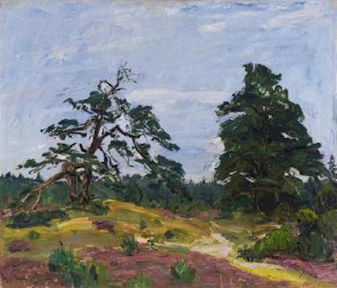 Heide und Bäume by Max Slevogt