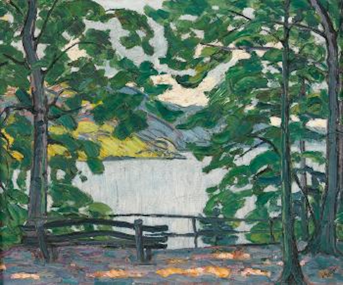 Sitzbank am Ufer des Bielersees by Ernst Geiger