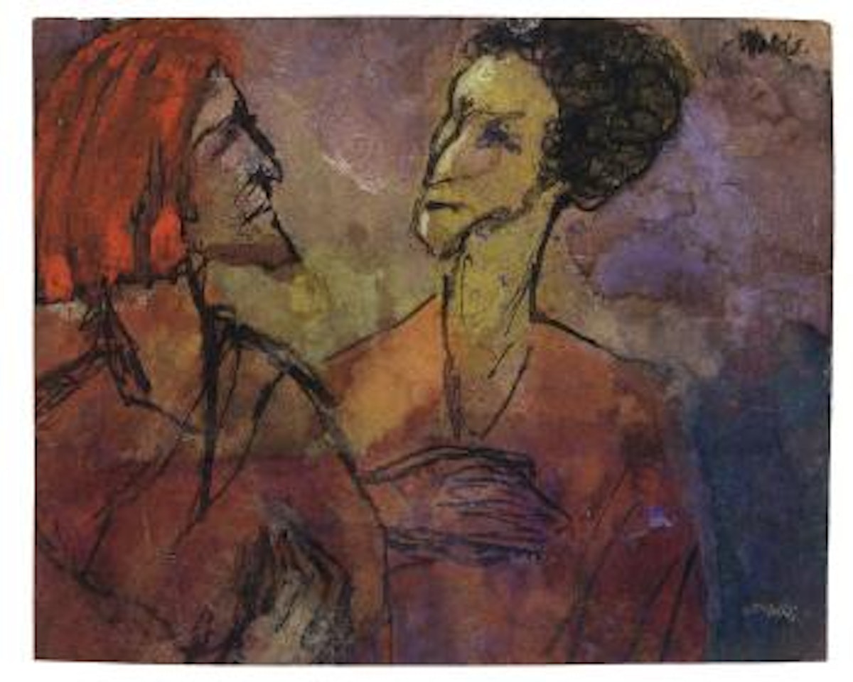 Gespräch by Emil Nolde