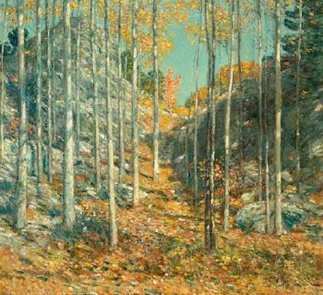Old Indian trail to the sea by Childe Hassam