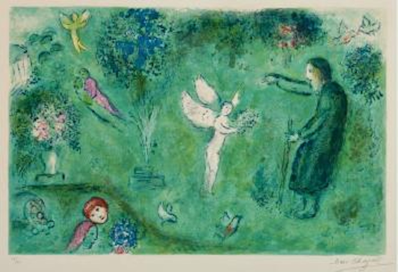 Le verger de Philétas by Marc Chagall