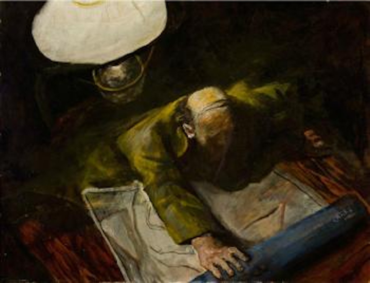 Grumset farvann by Christian Krohg