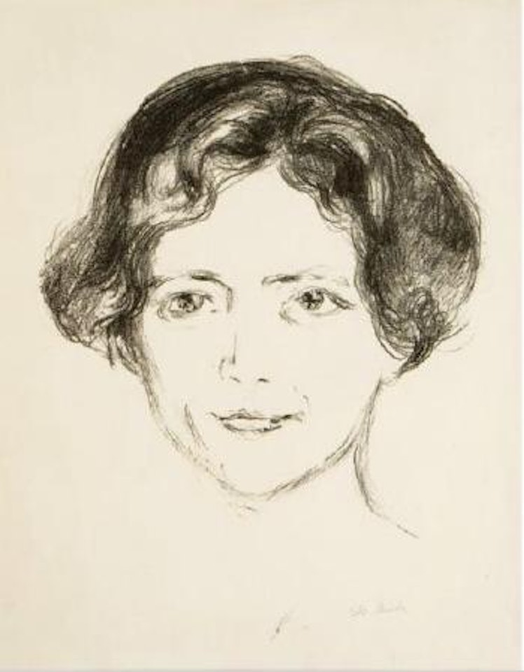 Edith Rode by Edvard Munch