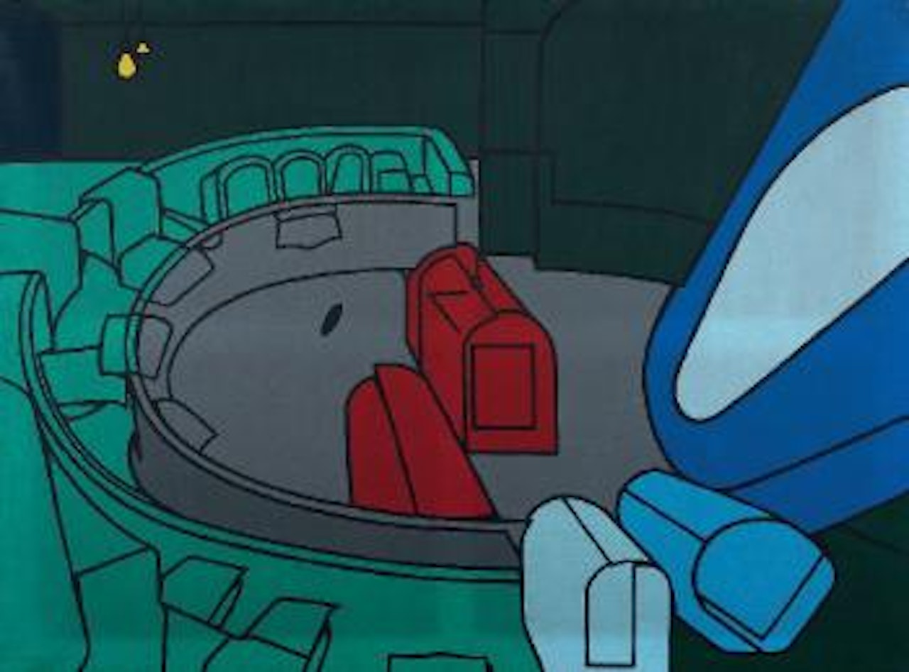 L'arena dei galli by Valerio Adami