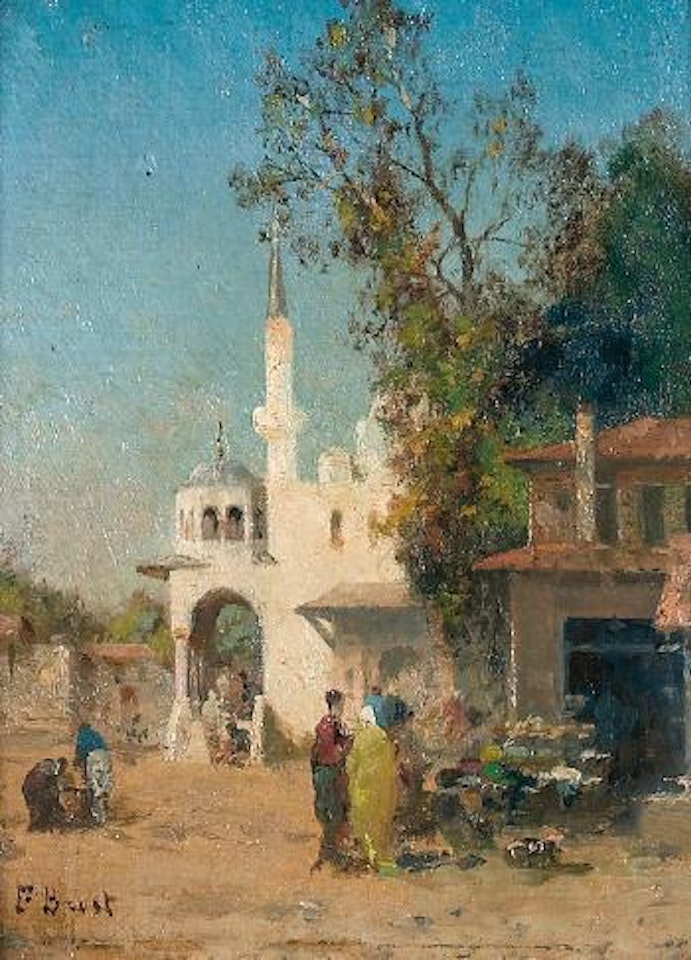 Eyoub vers Constatinople by Germain-Fabius Brest