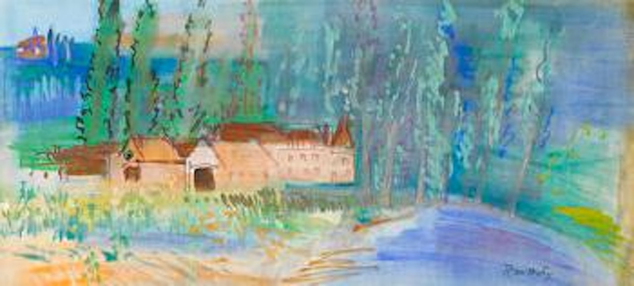 Paysage de Turaine by Jean Dufy