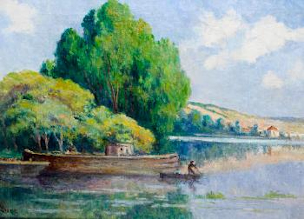 Rivière by Maximilien Luce