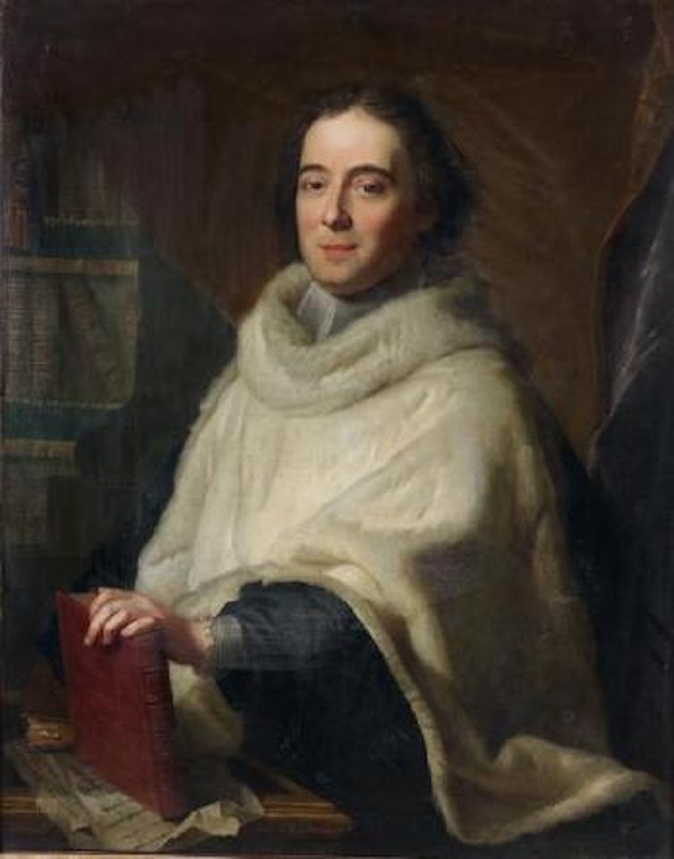 Portrait d'un intellectuel, à rapprocher du Cardinal Fleury by Hyacinthe Rigaud