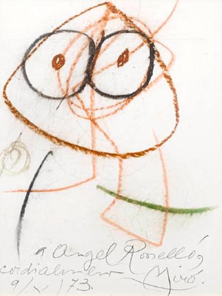 Abstrait by Joan Miró