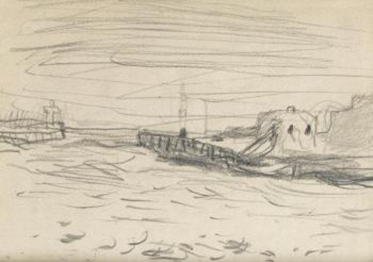 L'embouchure de la Touques by Pierre Bonnard