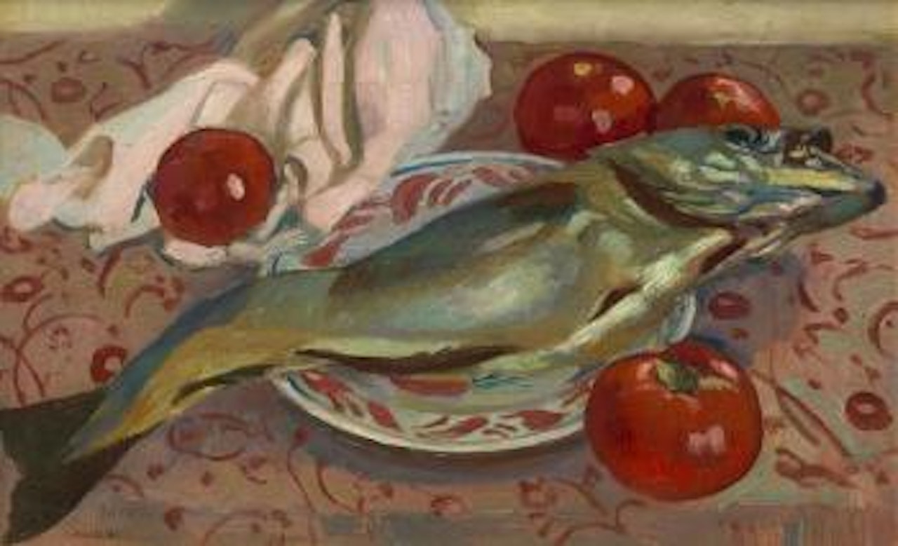 Nature morte au poisson, lieu by Maurice Denis