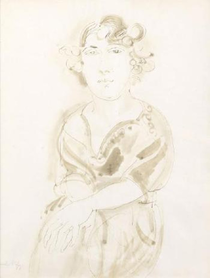 Portrait de Mme Dufy by Raoul Dufy