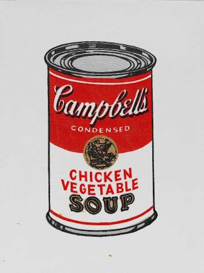Andy Warhol Campbell´s Soup Can - Chicken Vegetable by Richard Pettibone