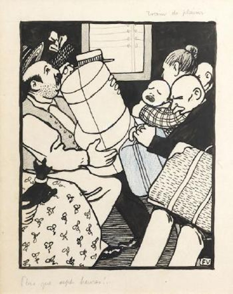 Train de plaisir by Félix Vallotton