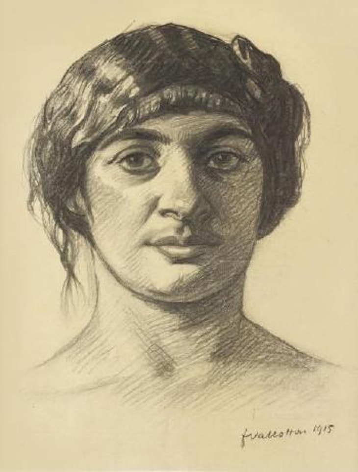 Revival ou Portrait de femme by Félix Vallotton