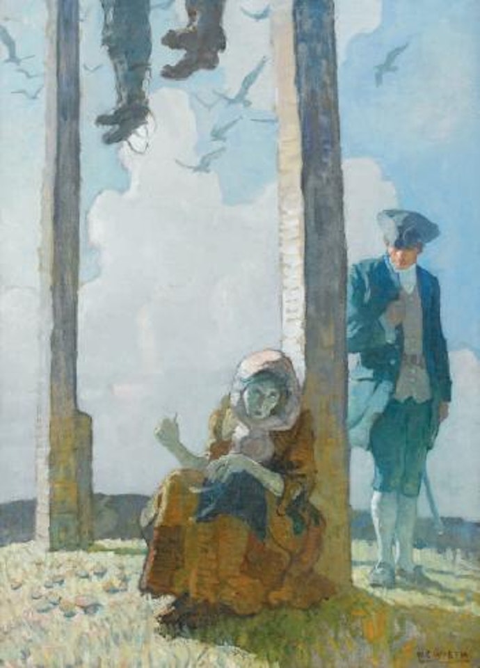 The gibbet by Newell Convers Wyeth