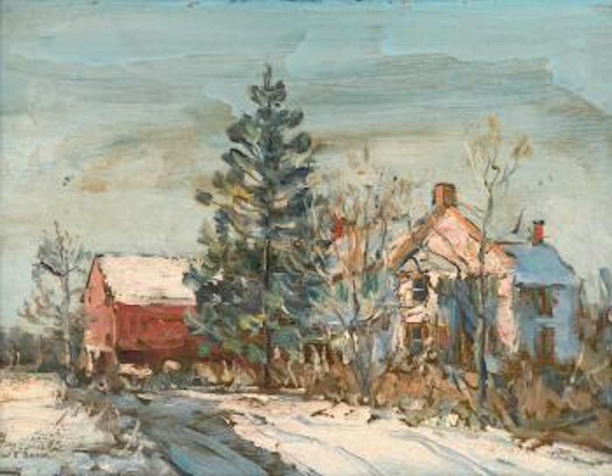 Farm near Steinsburg (PA) by Walter Emerson Baum