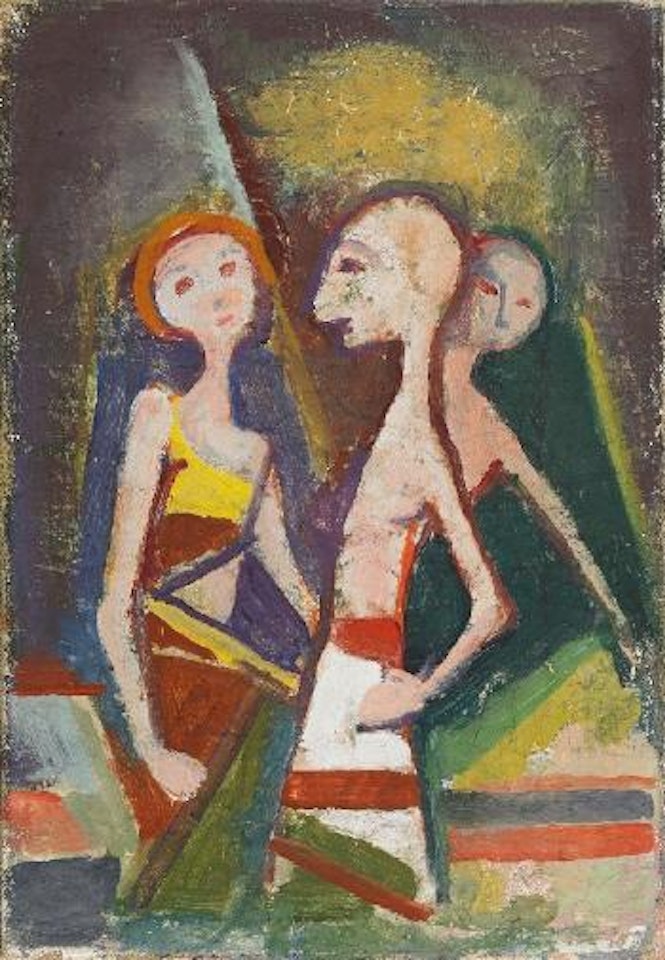 Drei Figuren by Karl Hofer