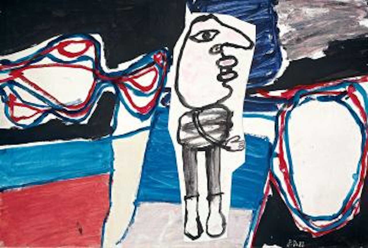 Site aléatoire: L'indécis by Jean Dubuffet
