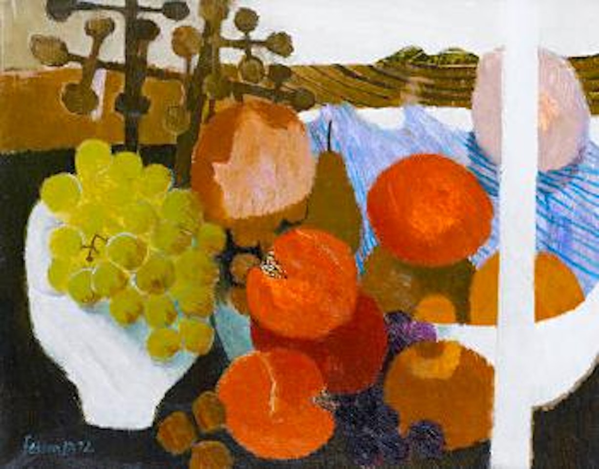 Still life with fruit by Mary Fedden