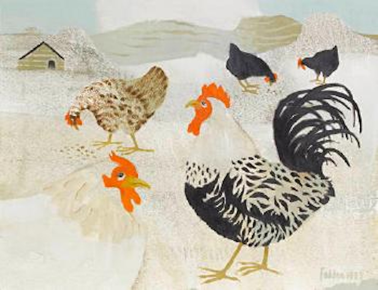 Hens by Mary Fedden