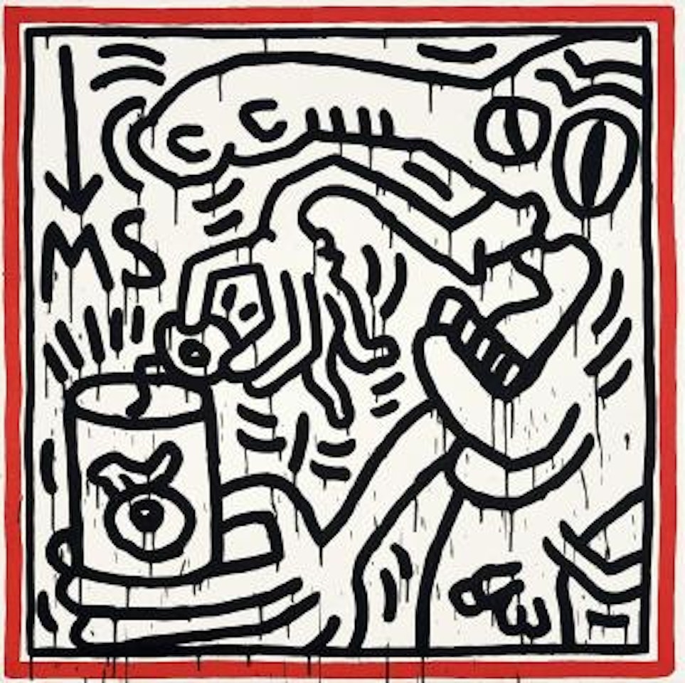 Portrait of Elliot Gross by Keith Haring