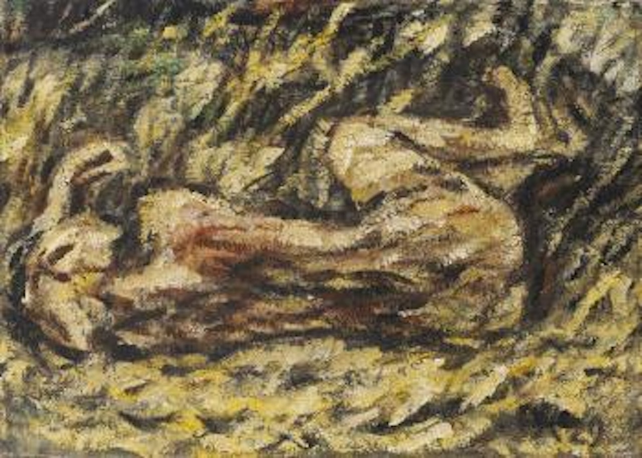 Liegender Akt by Christian Rohlfs