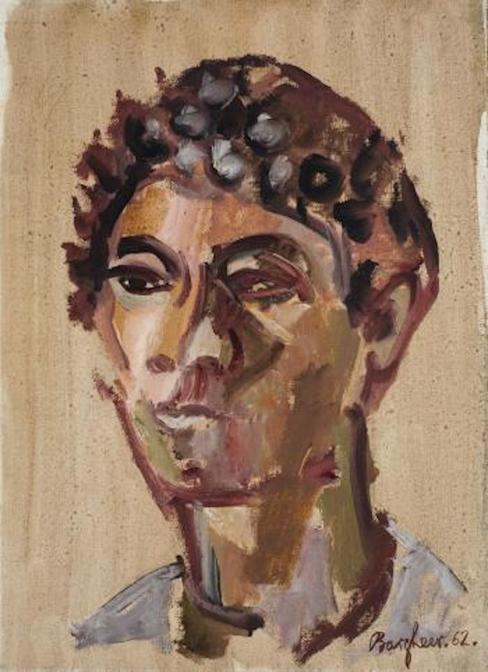 Portraitkopf by Eduard Bargheer