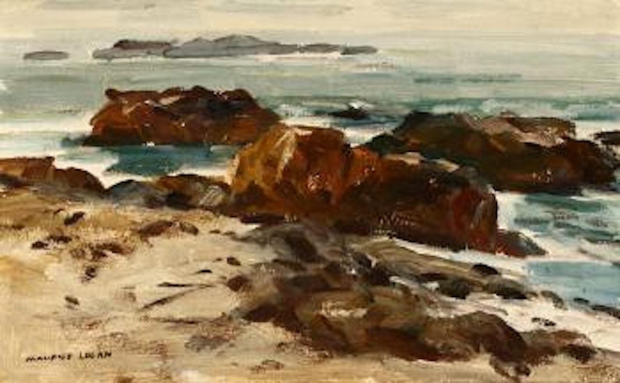 Rocky shore by Maurice Logan