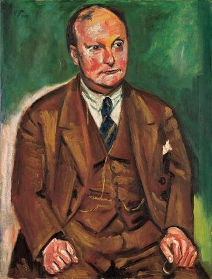 Dichter Dr. Herbert Eulenberg by Max Pechstein