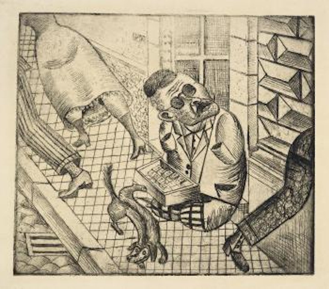 Streichholzhändler by Otto Dix