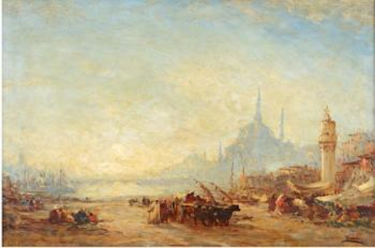 Istambul, la corne d'or by Félix Ziem