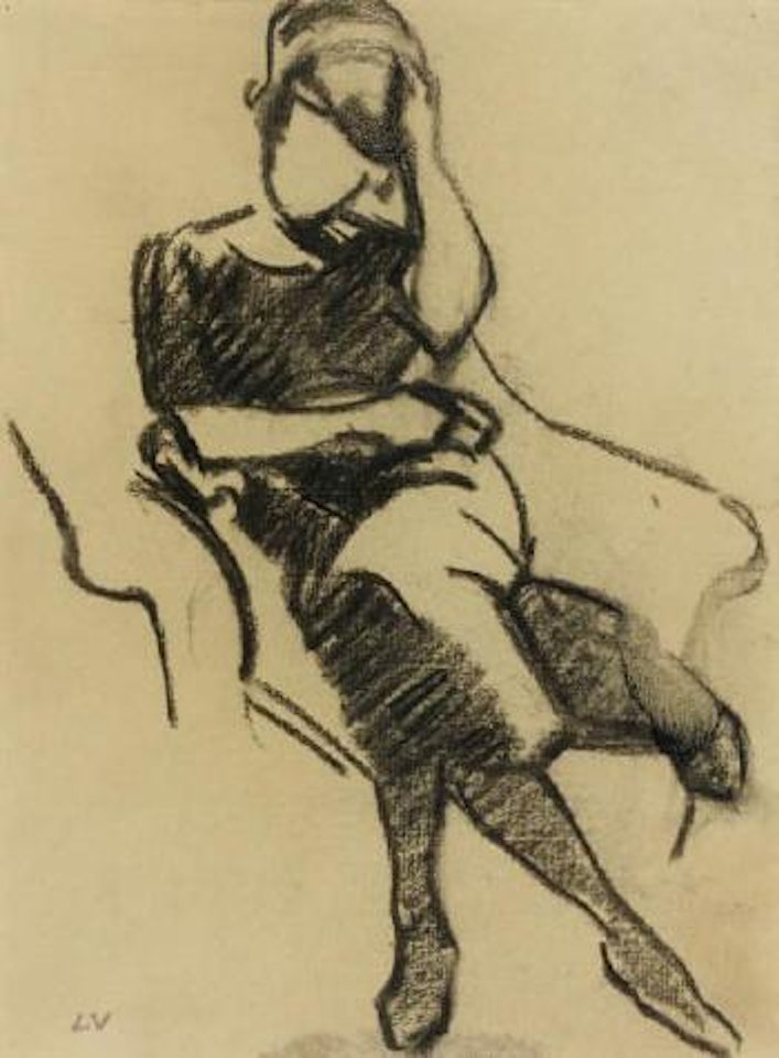 Femme dans un fauteuil by Louis Valtat