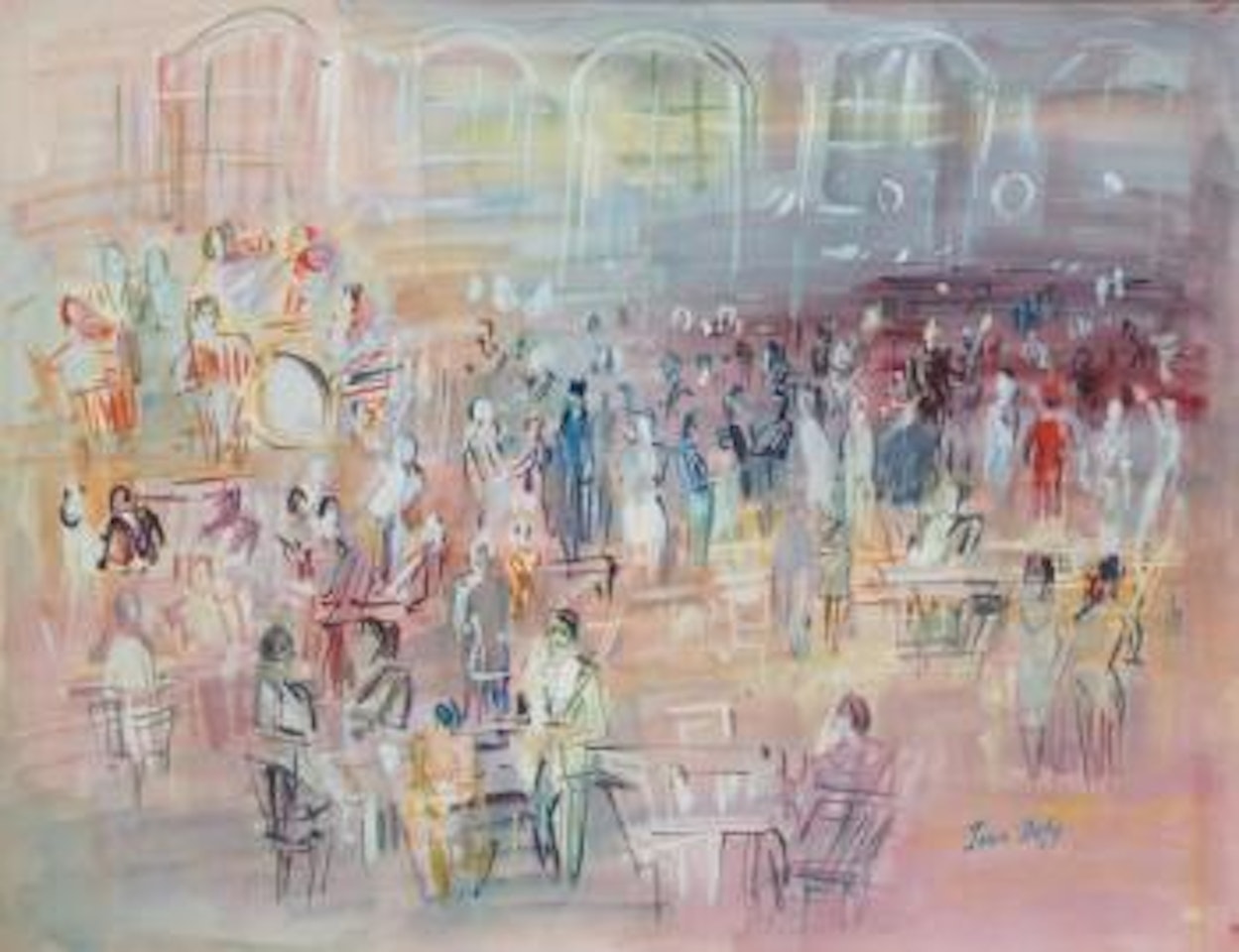 Réception avec orchestre by Jean Dufy