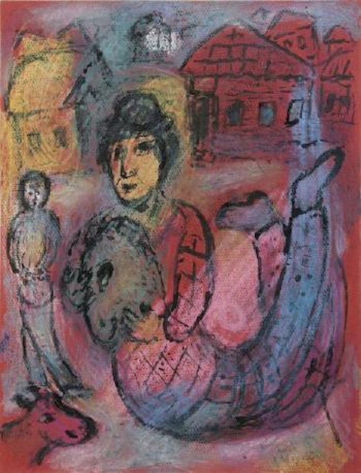 L'homme volant by Marc Chagall